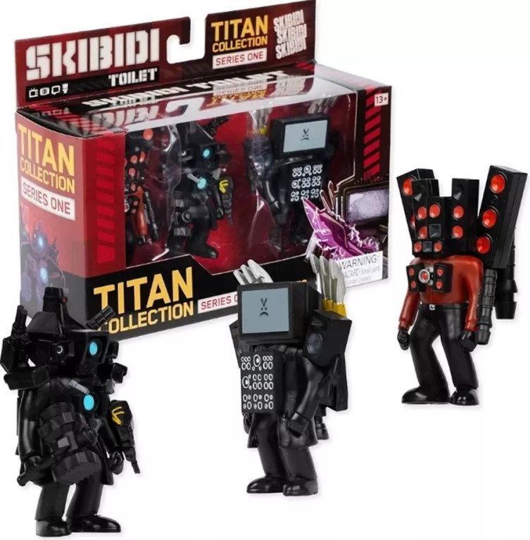 Skibidi Toilet - Titan Pack 3-pak