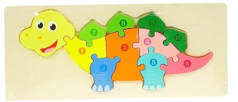 Puzzle drewniane Dino