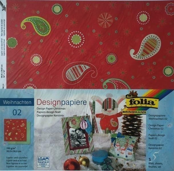 Penword Papier wzorniczy 190 g/m2 30,5x30,5cm 5 arkuszy