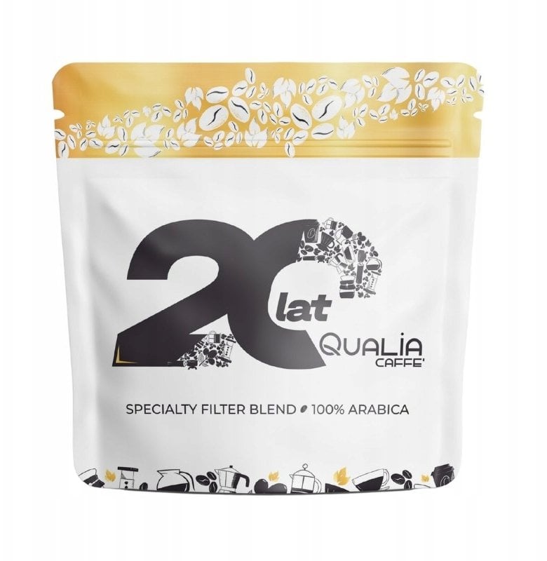 Kawa ziarnista Qualia Caffe Kawa ziarnista Jubileuszowa Specialty Filter Blend 250g