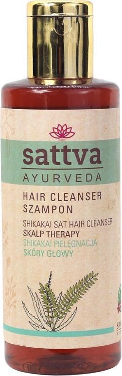 Sattva SATTVA_Ayurveda Hair Cleanser Shampoo szampon do włosów chroniący przed utratą wilgotności Shikakai 210ml