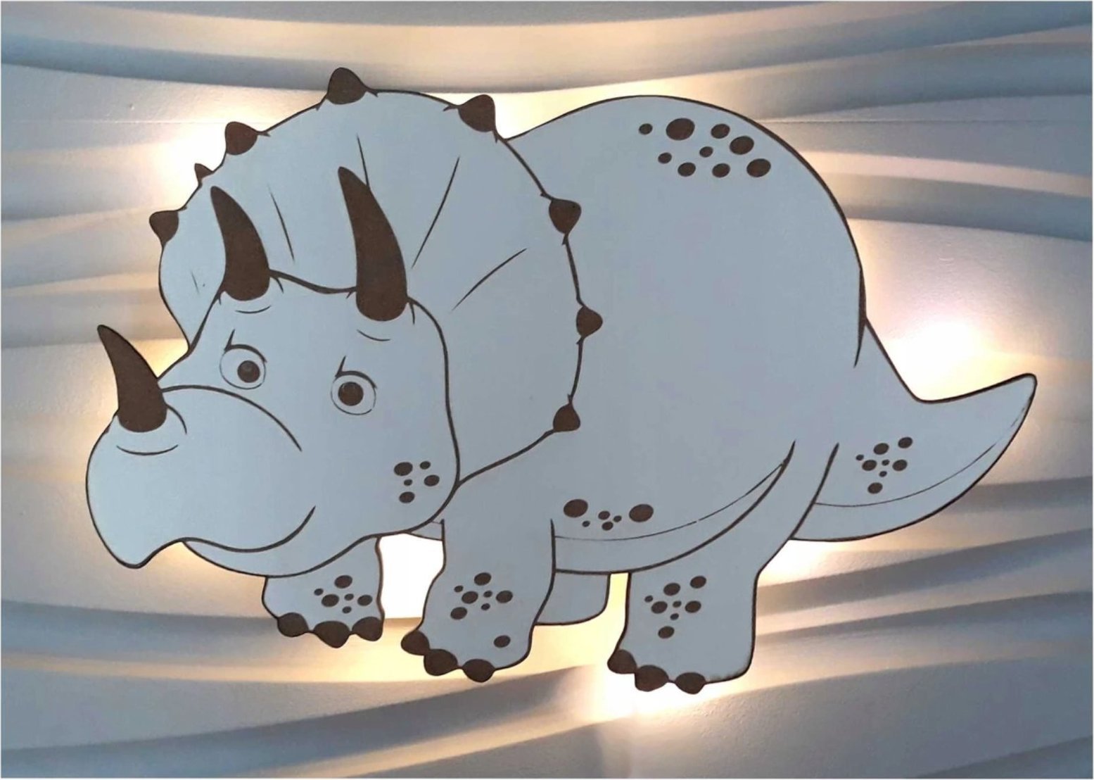 naSciane Lampka nocna dla dzieci dinozaur Dino LED ścienna