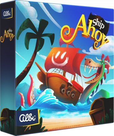 Albi SHIP AHOY gra planszowa statki PLENEROWA PRZEPIĘKNA