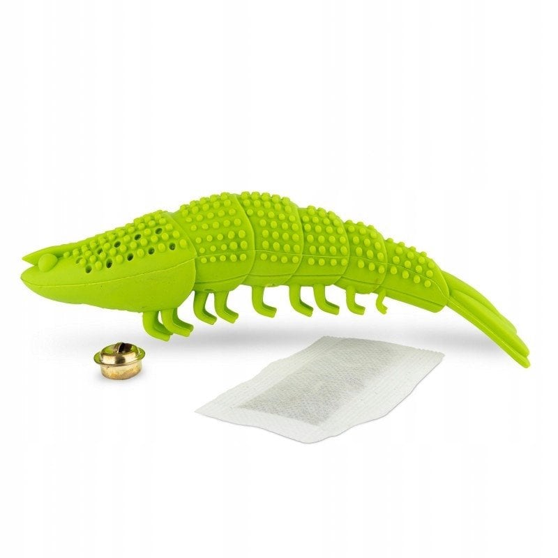 Barry King Zabawka, dla kota, krewetka, gumowa, 16 cm, do czyszczenia zebów, z kocimietka