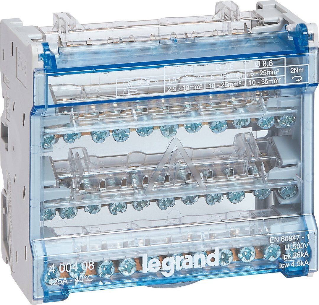 Legrand Modulowy blok listew rozdzielczych BR 4P-10 125A