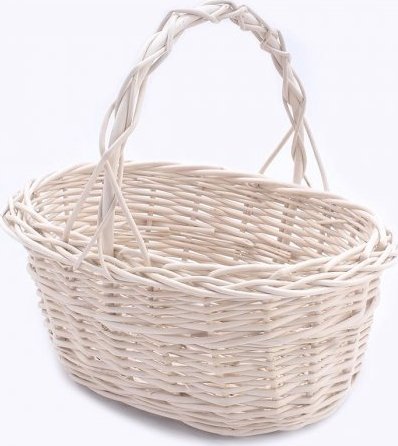 Wnuk Koszyczek Biały Wielkanocny (Owalny/25 /Cierń)