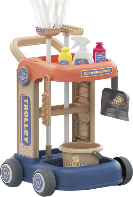 Zestaw wÃ³zek do sprzÄtania 35 elementÃ³w