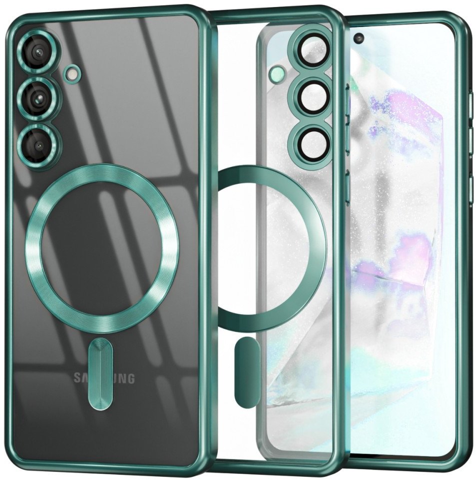 Etui do Galaxy S25 Plus 5G MagSafe, zielone
