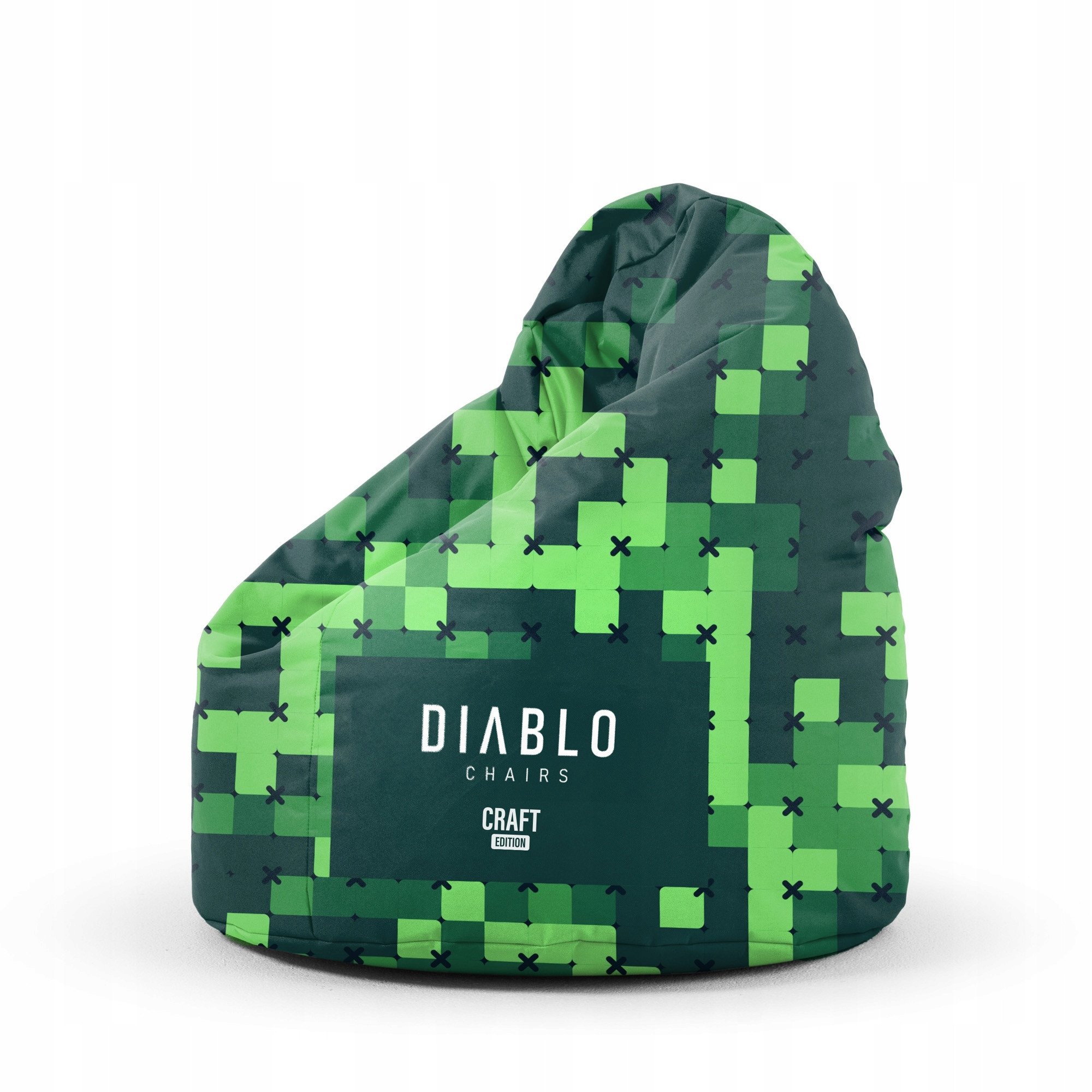 Pufa dla dziecka Diablo Chairs, zielona Craft Edition