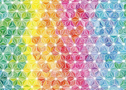 Schmidt Spiele PQ Puzzle 1000 el. JOSIE LEWIS Kolorowe trójkąty