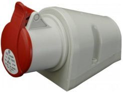 SEZ Gniazdo stałe 4P 32A 400V czerwone IP44 (IZN 3243)