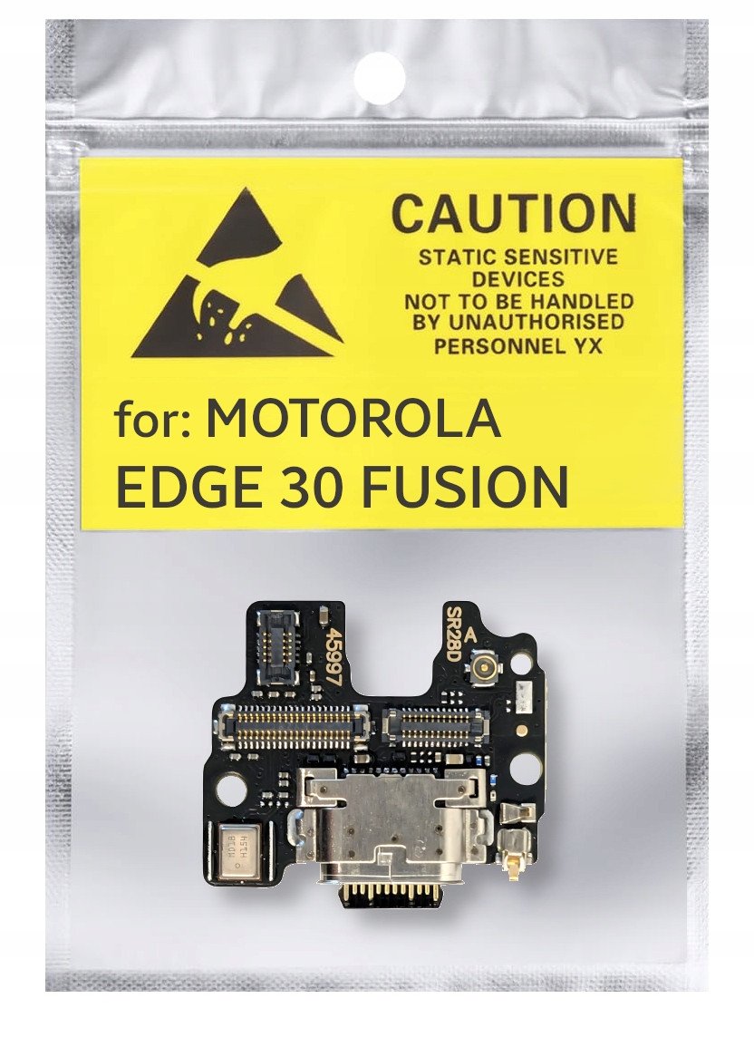 ORYGINAŁ PŁYTKA GNIAZDO ŁADOWANIA USB DO MOTOROLA EDGE 30 FUSION XT2243-1 (5904858322565)