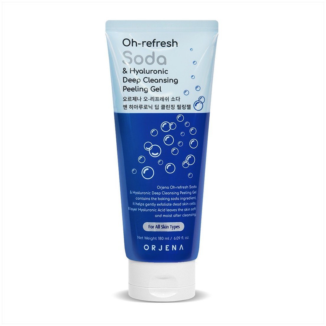ORJENA Oh-refresh Żel do mycia twarzy Soda & Hyaluronic 180 ml