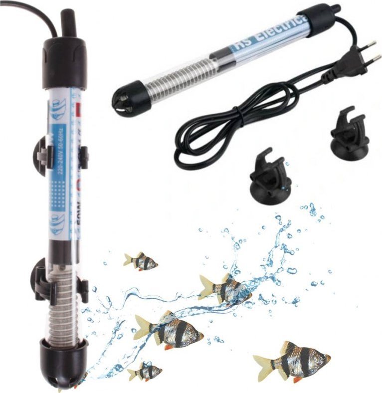 PrzydaSie Grzałka Do Akwarium 50W Z Termostatem 20-60L