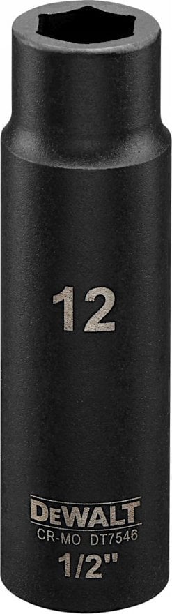 Dewalt nasadka 12mm 1/2c impact socket deep