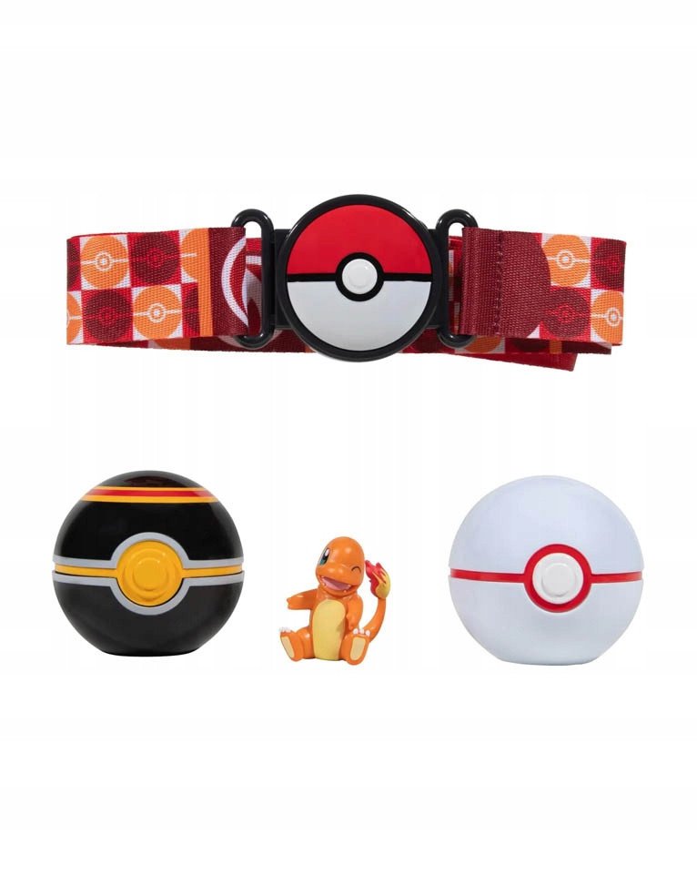 Figurka Orbico Pokemon CLIP N GO: Pas trenera + 2x Pokeball+ Figurka Charmander / Ver.2