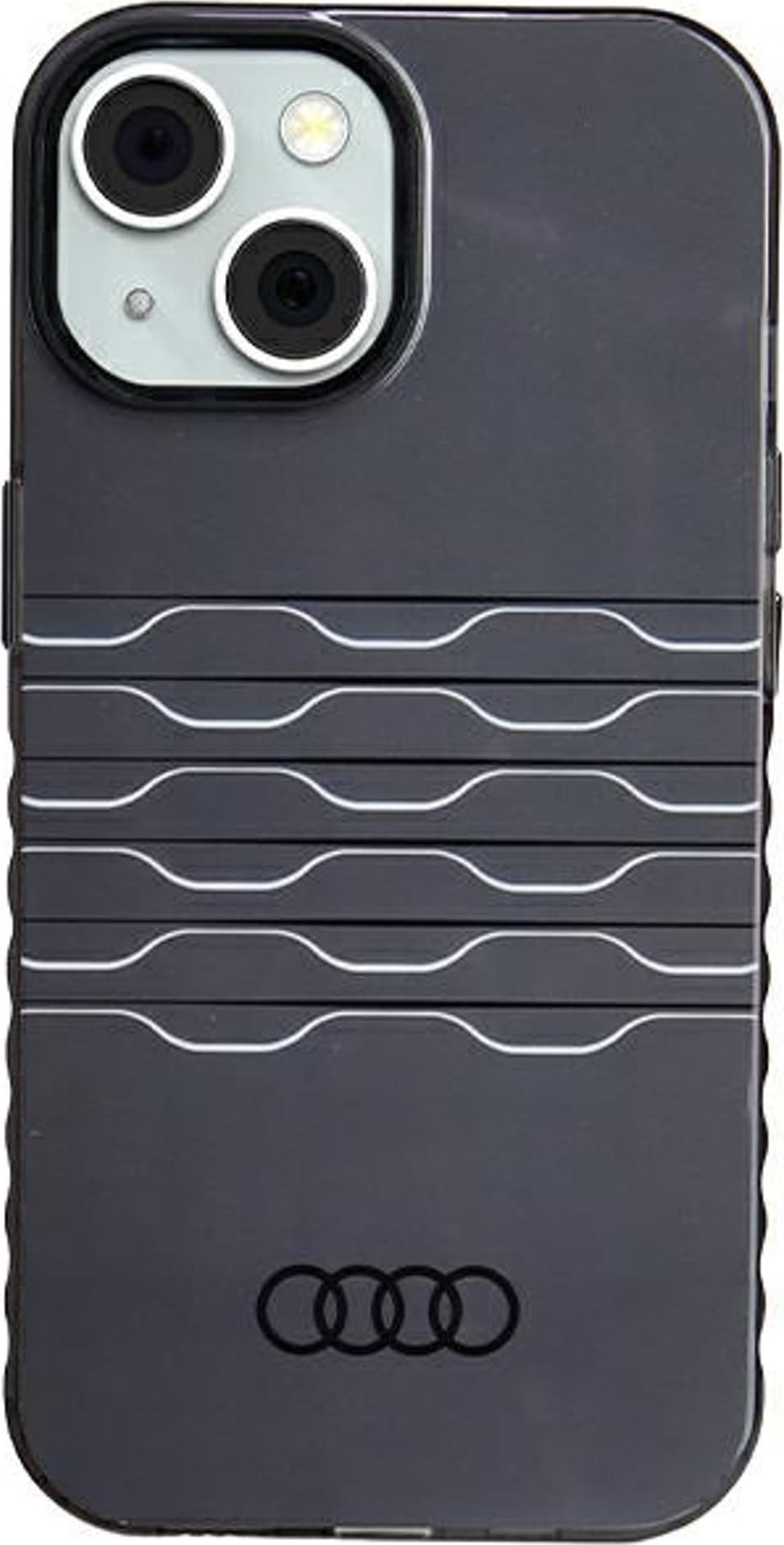 Audi Audi IML MagSafe Case iPhone 15 / 14 / 13 6.1" czarny/black hardcase AU-IMLMIP15-A6/D3-BK