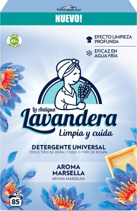 Lavandera Washing powder , 4.675 kg, universal, flower-scented blue