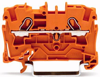 Wago Złączka szynowa 2-przewodowa 4mm2 pomarańczowa (2004-1202)