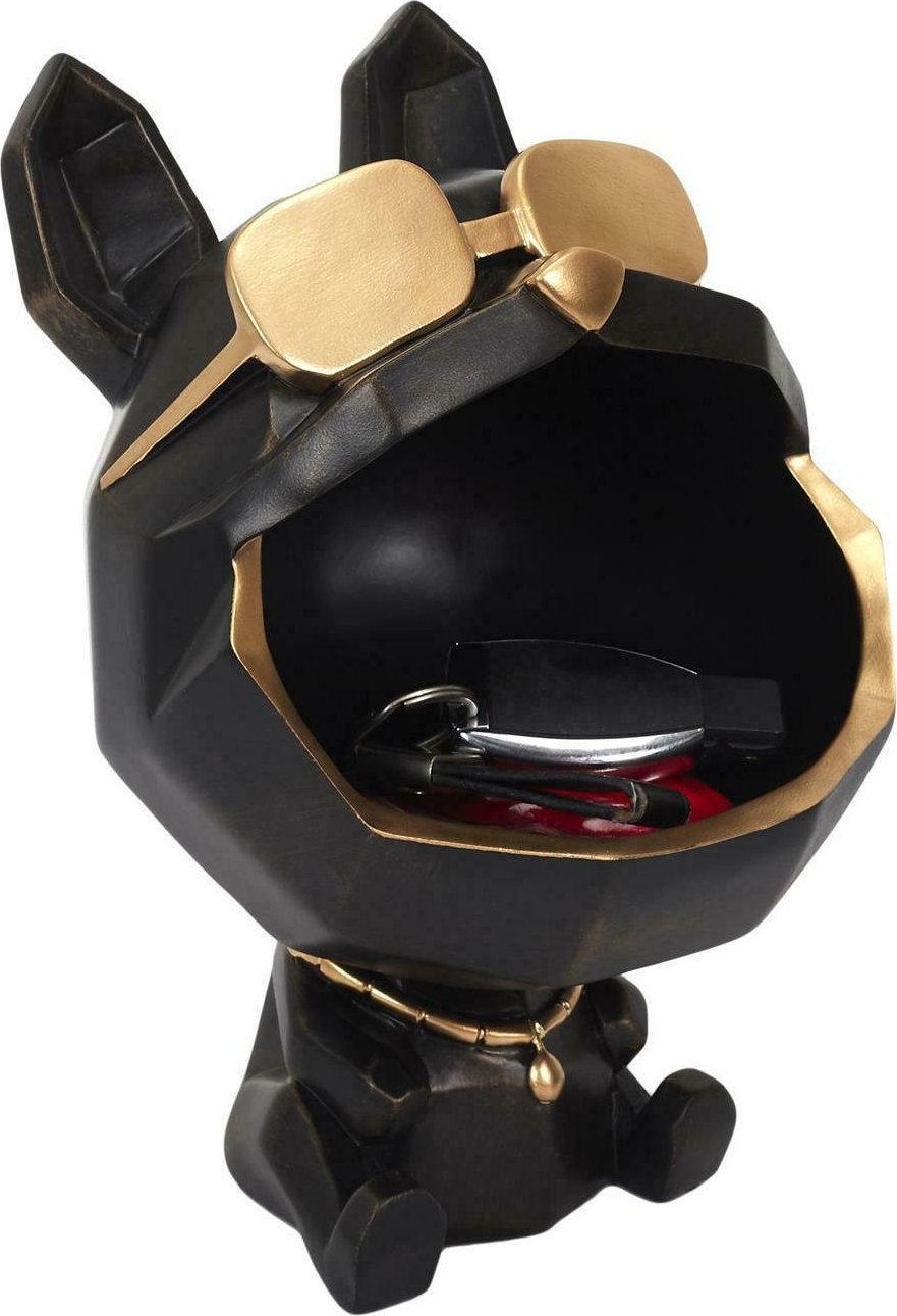 Intesi Organizer Pies w okularach czarny