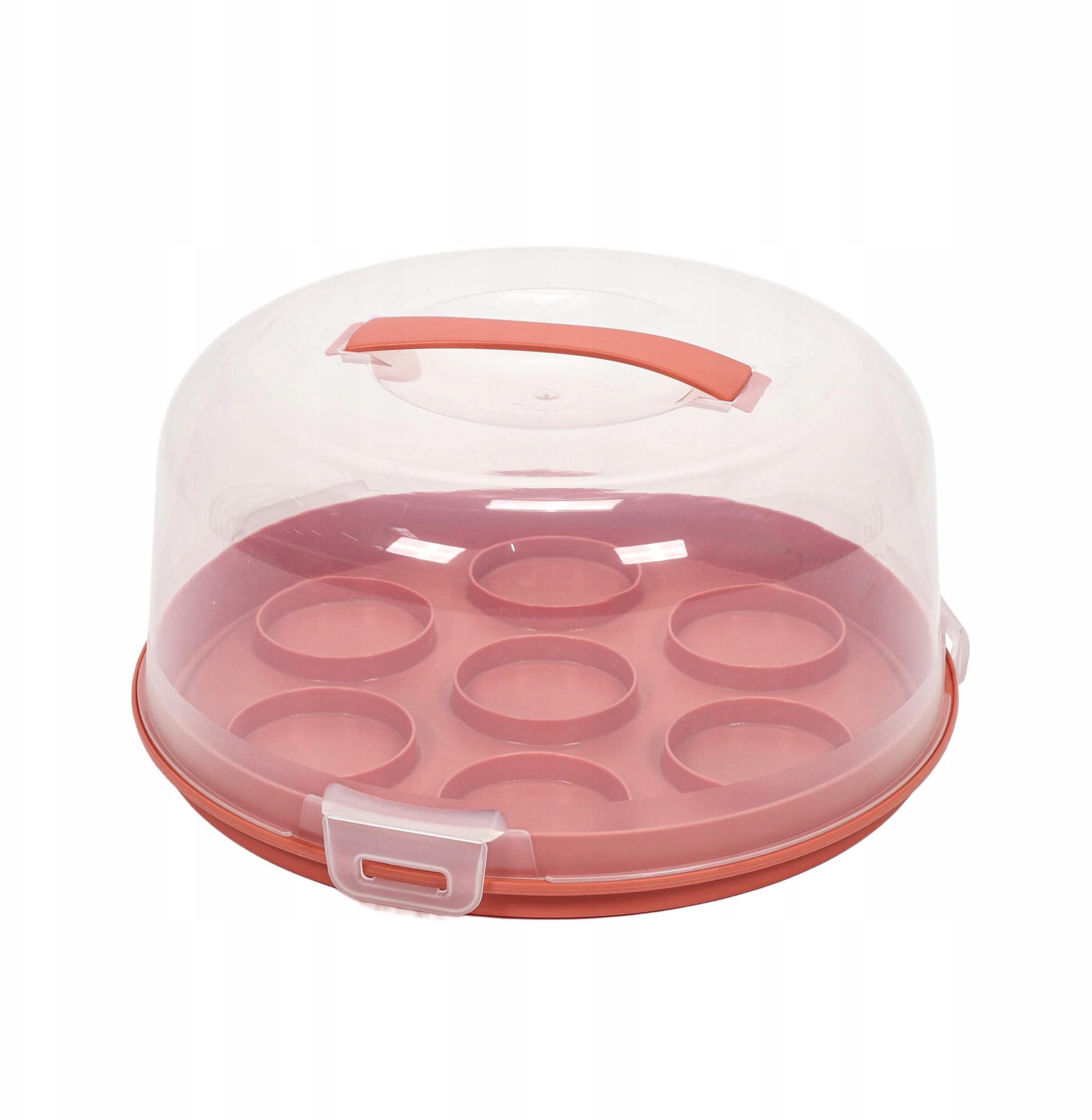 Przenośne pudełko na tort lub muffinki, Ø 25 x 14 cm