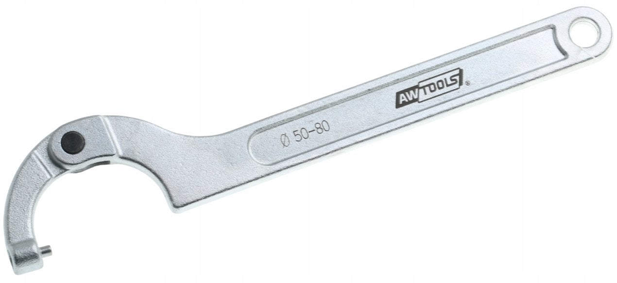 AWTools KLUCZ Hakowy nasadkowy przegubowy 50-80mm BLACK LINE