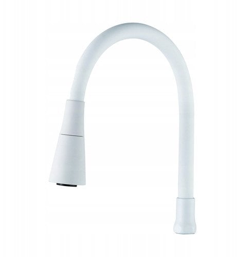 Invena dwufunkcyjna elastyczna wylewka do baterii Plus, biały SC-B1-226-L