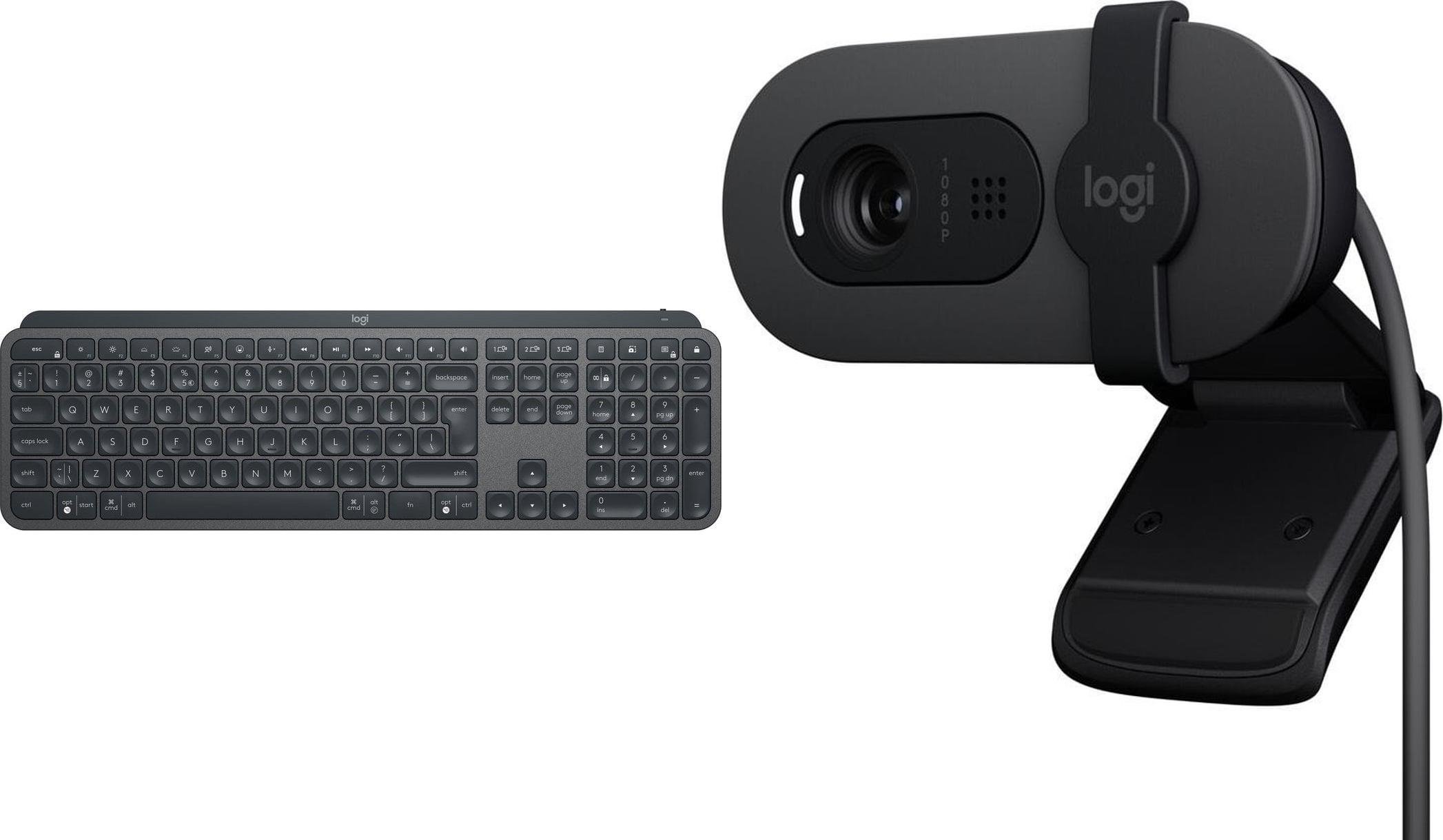 Klawiatura Logitech MX Keys for Business (920-010251) + Brio 100 (960-001585)