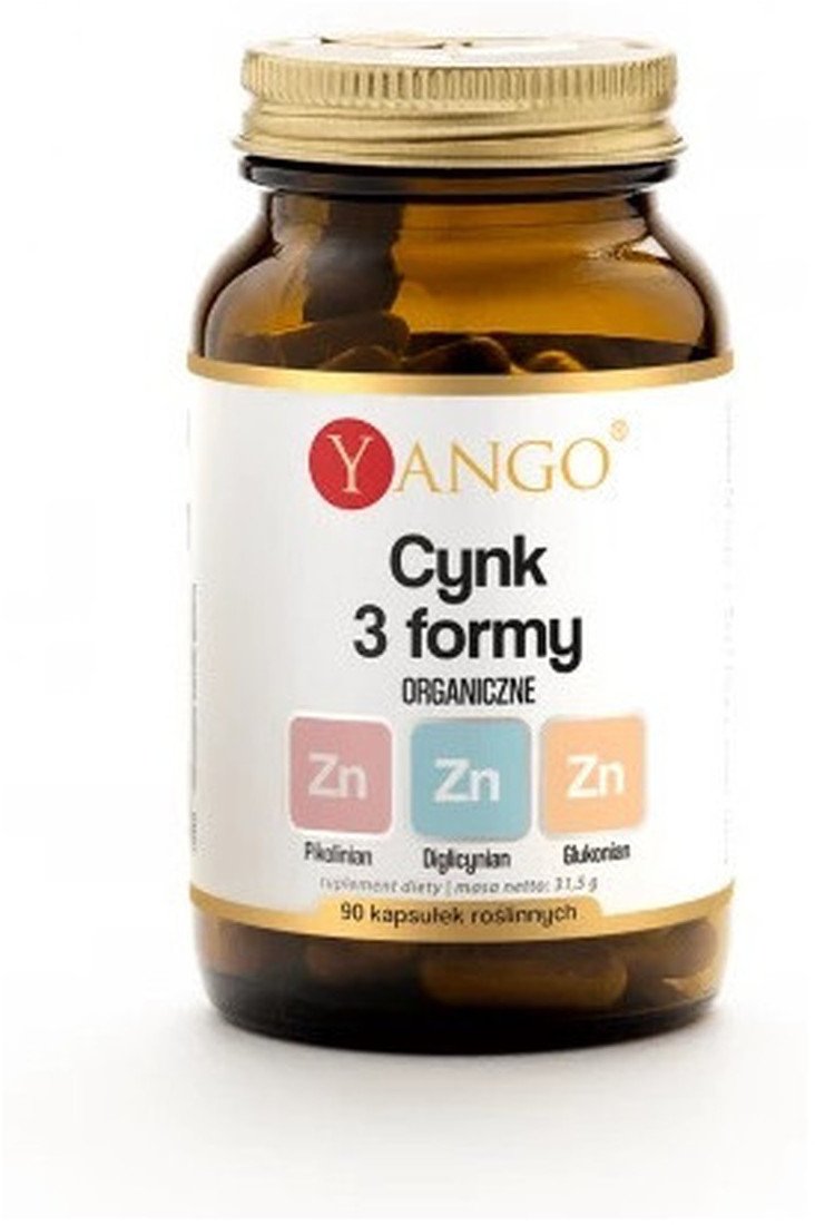 Doctor Life YANGO_Cynk 3 formy suplement diety 90 kapsułek