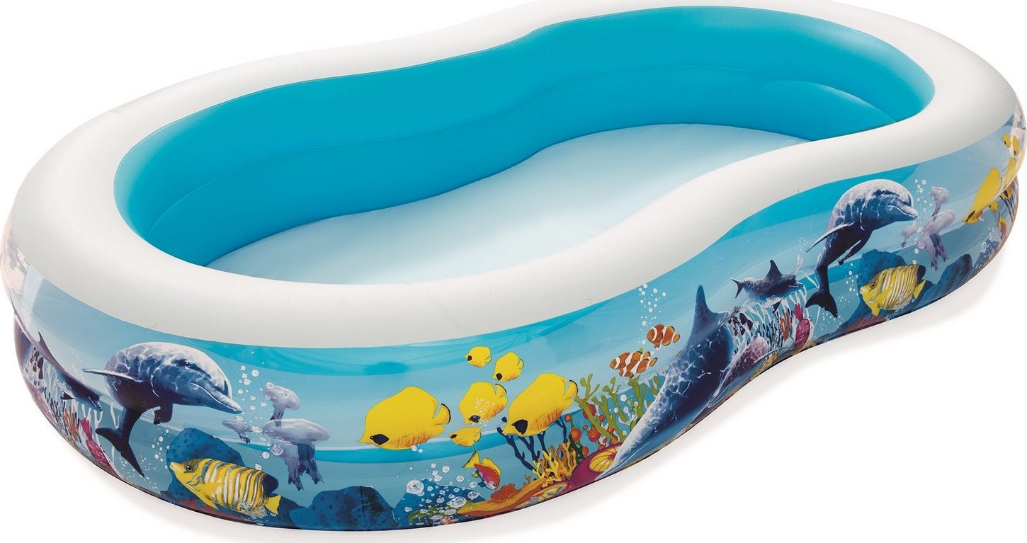 Bestway Basen dmuchany rybki 262 x 157 x 46 cm 54118