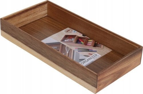 Drewniany organizer na biurko HEDO do szuflady, 30 x 15 x 5 cm