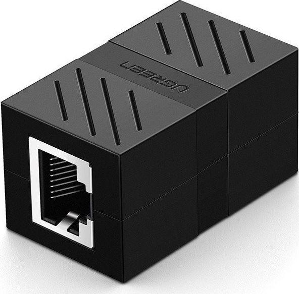 Ugreen Złączka, przedłużka sieciowa RJ45 UGREEN Ethernet, 8P/8C, Cat.7, UTP (czarna)