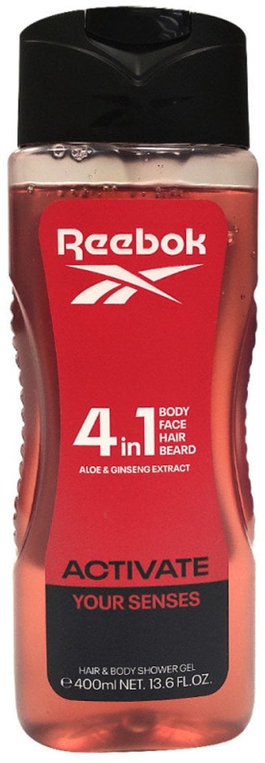 REEBOK Activate Your Senses 4w1 Żel pod prysznic męski 400 ml