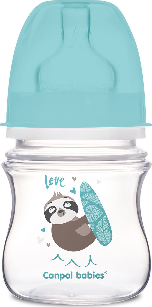 Canpol Canpol butelka szeroka antykolkowa 120ml EasyStart EXOTIC ANIMALS