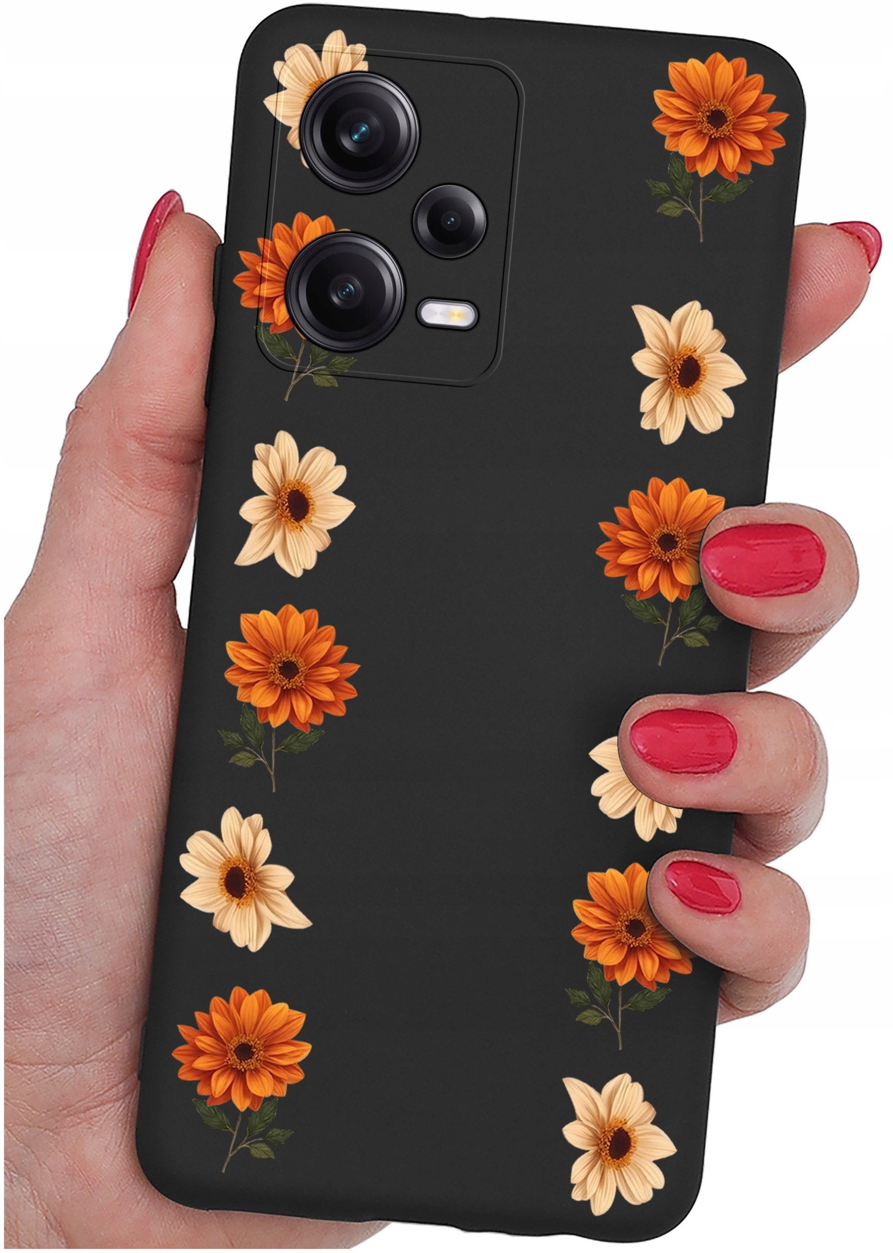 ETUI do Xiaomi Redmi Note 12 5G |Poco X5 5G | WZORY | SILIKONOWE MATT SZKŁO