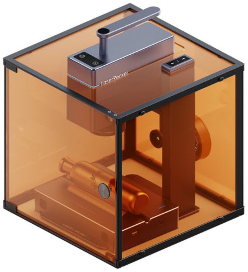 Grawer laserowy LaserPecker LP3 do metali i tworzyw + osłona + rolka