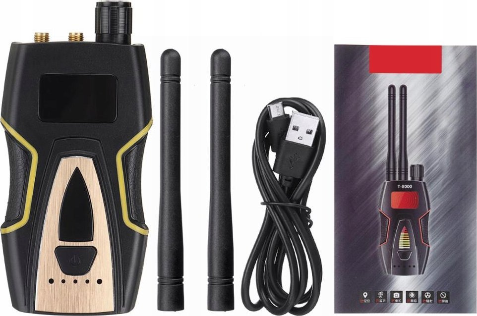 Wykrywacz lokalizator GPS kamer podsłuchów Mking MK8000 2 antenowy