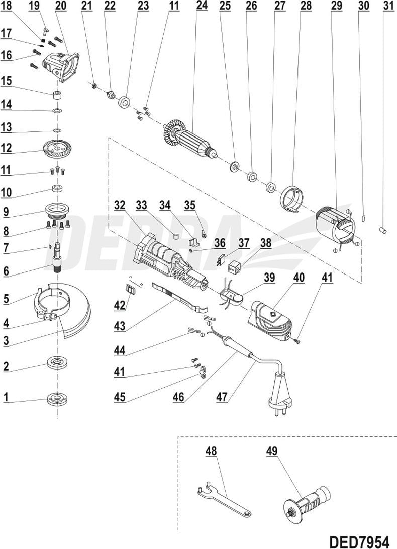 Dedra Korpus przekładni