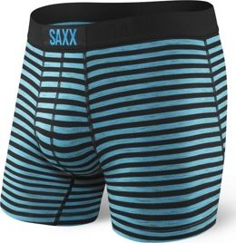 SAXX Bokserki męskie Vibe Boxer Modern Fit Black Space Hiker Stripe r. S (SXBM35KSH)