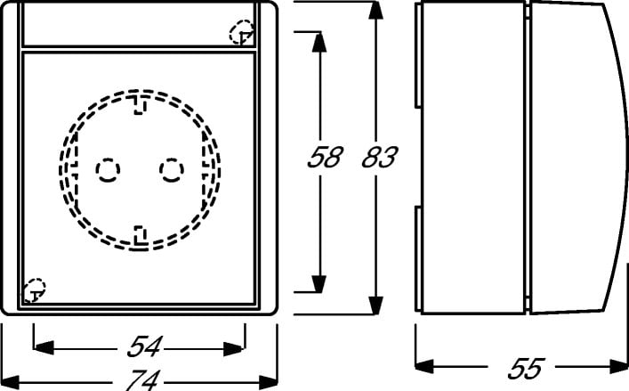 Busch-Jaeger 20EW-53 gniazdko elektryczne Biały