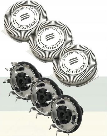 3x OSTRZA GŁOWICE DO PHILIPS RQ1150 RQ1151 RQ1155