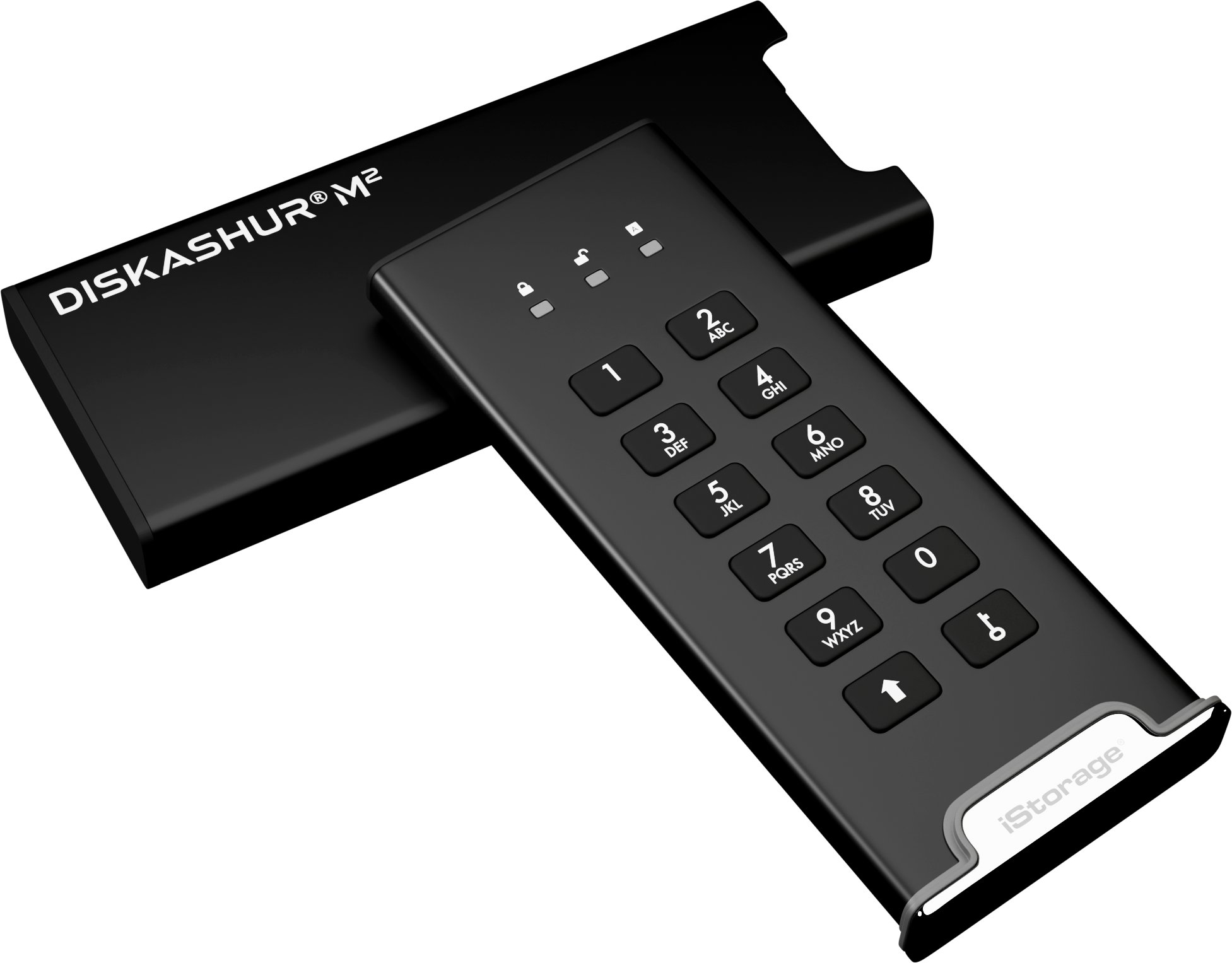 iStorage diskAshur M2 PIN 1 TB USB Type-A / USB Type-C 3.2 Gen 1 (3.1 Gen 1) Czarny