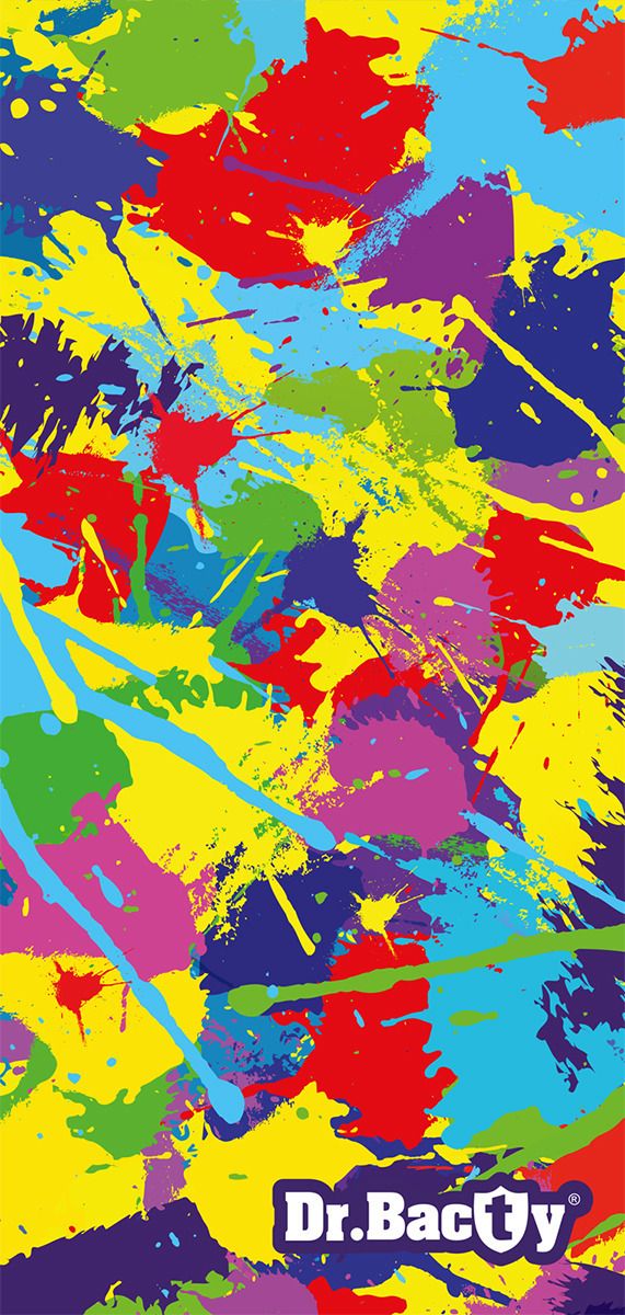 Dr.Bacty Ręcznik szybkoschnący Paint wielokolorowy 60x130 cm (DRC-L-PAINT)