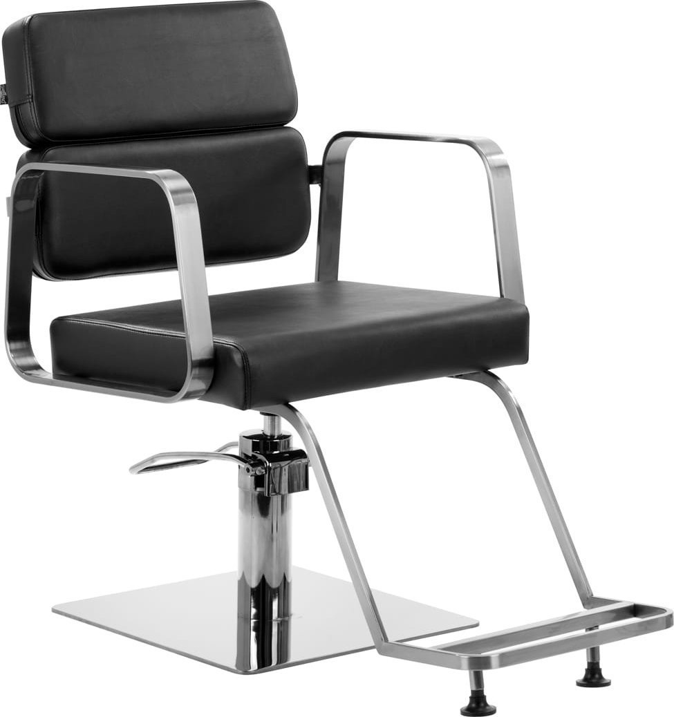 Activeshop Gabbiano Fotel fryzjerski Porto czarny sm