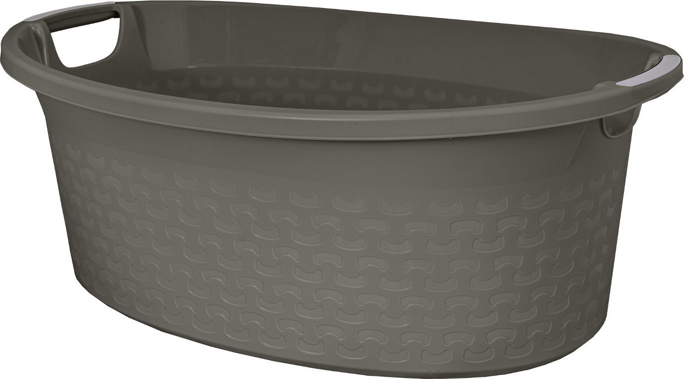 Branq Miska owalna Cotton 60l. ciemnoszary melanż - 1460