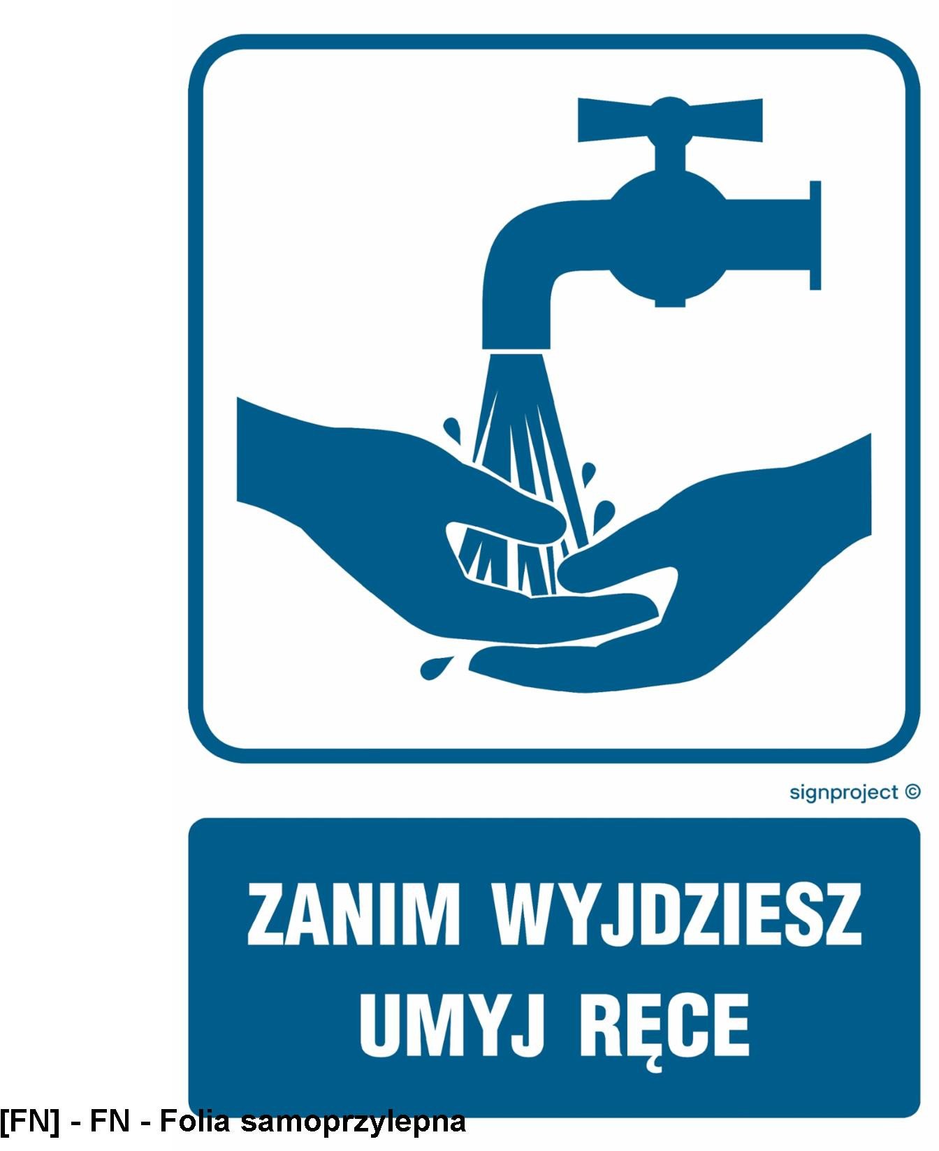 RB018 - Zanim wyjdziesz umyj ręce 350x525