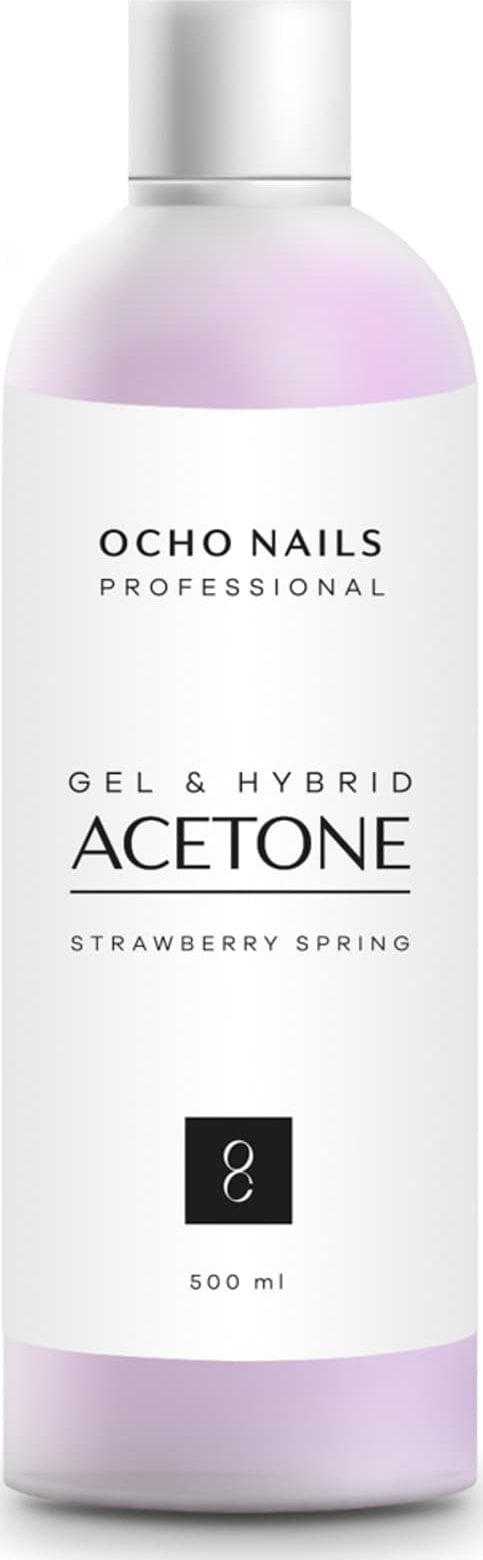 Activeshop OCHO NAILS Aceton truskawkowy 500 ml