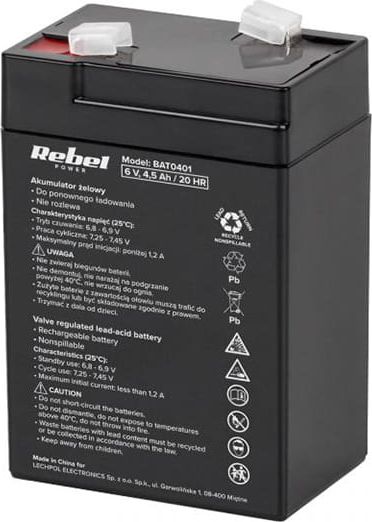 Rebel Akumulator 6V/4.5Ah (BAT0401)