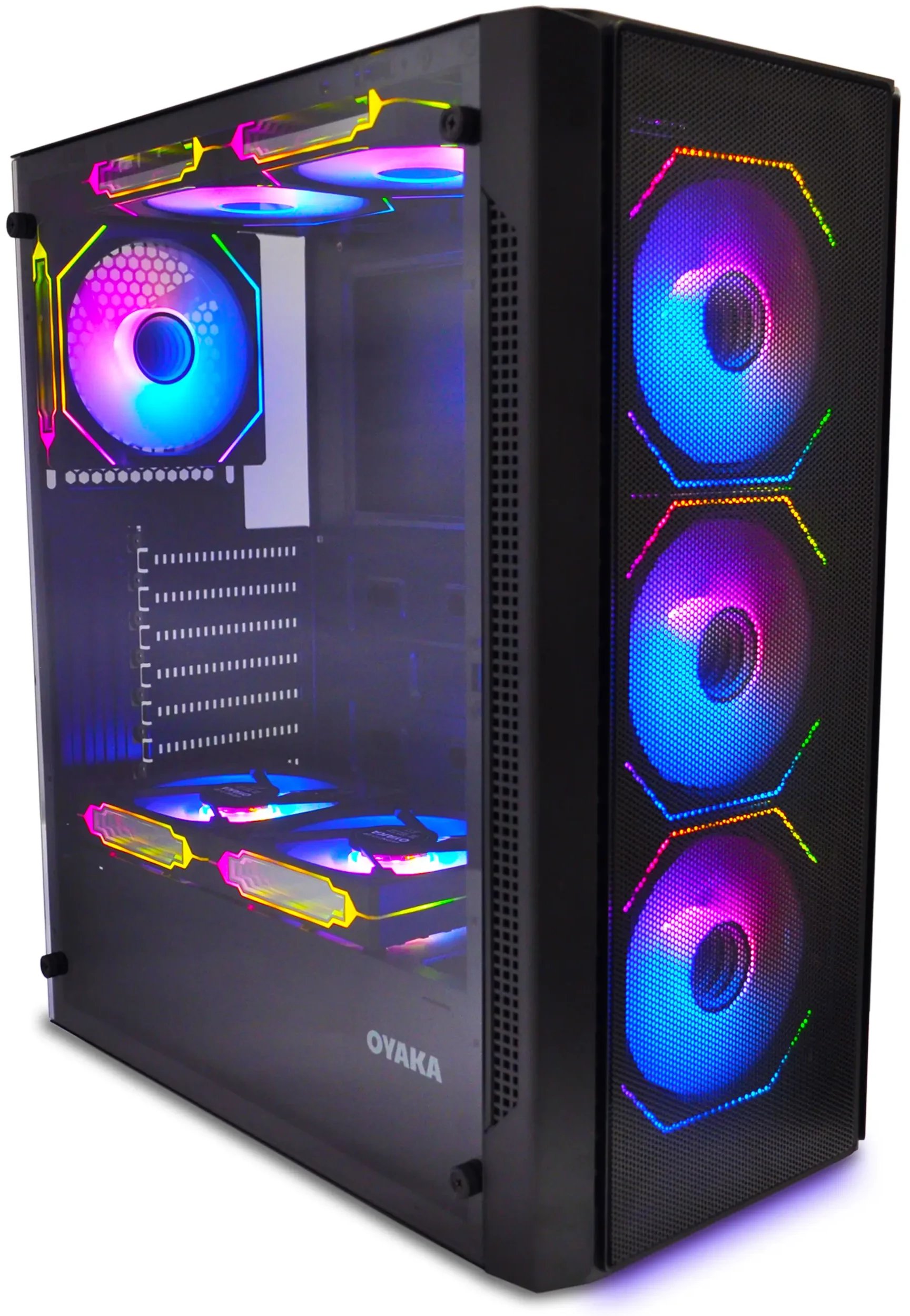 Obudowa komputerowa OYAKA FUSION TOWER FT-G1 MAX, 8x wentylator ARGB