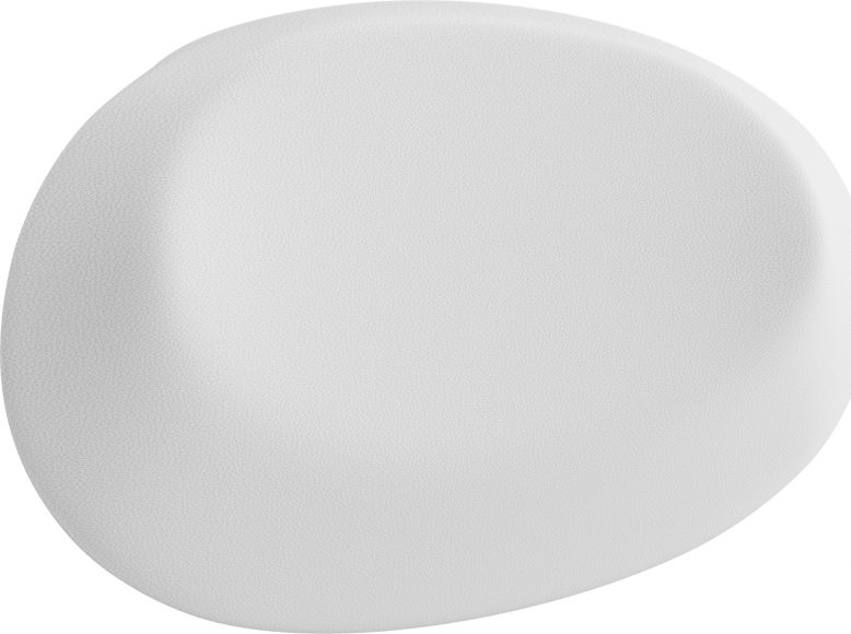 Mexen Mexen M07 zagłówek wannowy, biały - 55007-00